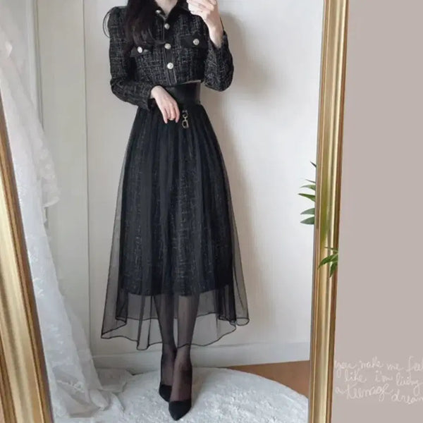 [BUNJANG] Avery Luxurious Chiffon Skirt / (품절 상품) 에이블리 고급스러운 샤스커트