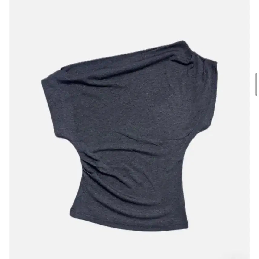 [BUNJANG] A-bly Drape Shirring T-shirt / 새상품/앤챈 드레이프 셔링티