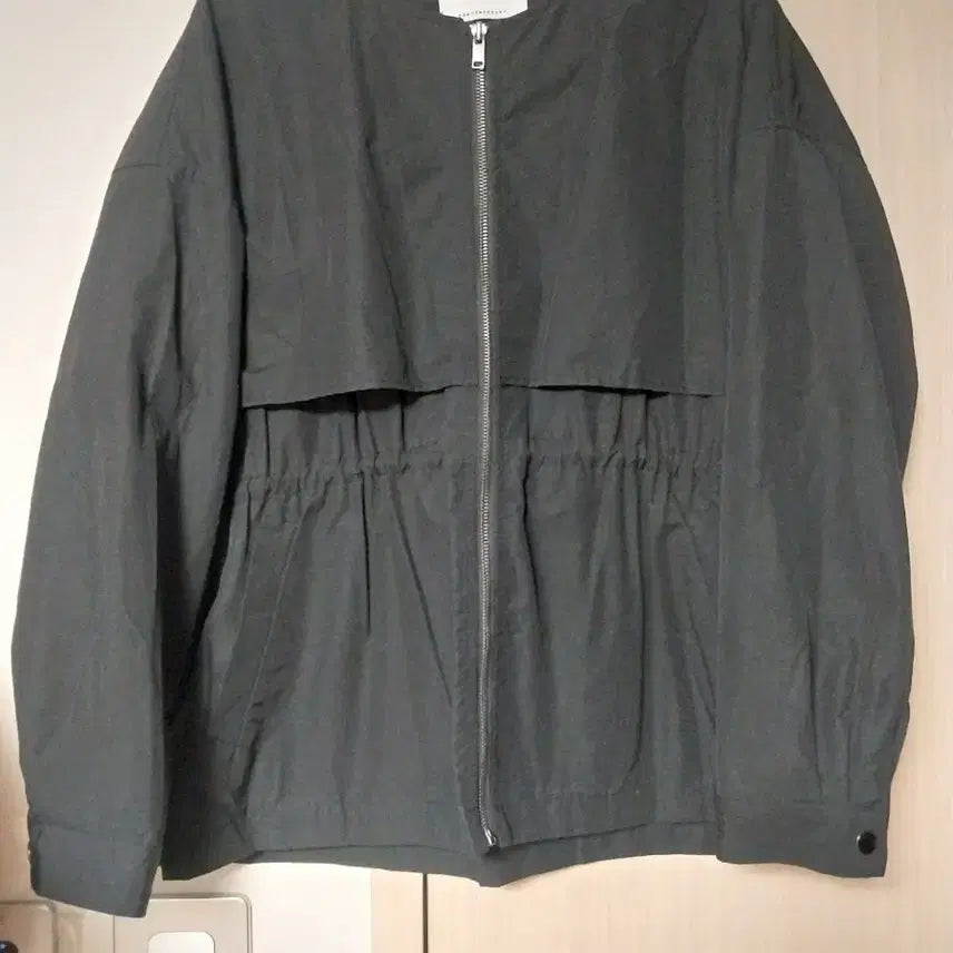 [BUNJANG] Plus Size Round Neck Zip-Up Jacket / 빅사이즈 라운드넥 집업 자켓 88 99 100