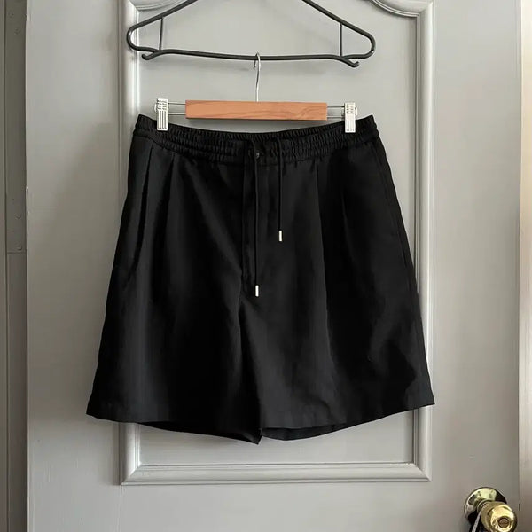 [BUNJANG] Solid Homme 22ss Black Shorts Pants Size 48 / 22ss 솔리드옴므 반바지 팬츠 48사이즈