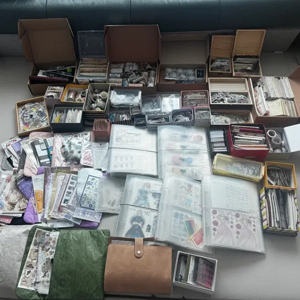 [BUNJANG] Vintage Journaling Supplies Bundle Set / 빈티지 다꾸 일괄처분