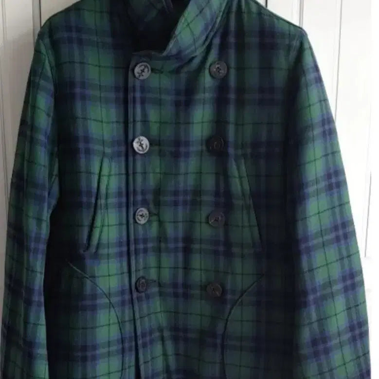[BUNJANG] NMW Padded Tartan Check Mac Coat XL / with nmw 패디드 타탄체크 맥코트