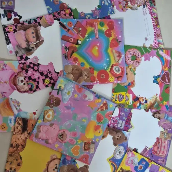 [BUNJANG] Kitsch Style Memo Pads (300 Sheets) / 키치 떡메모지 300장 다꾸 처분