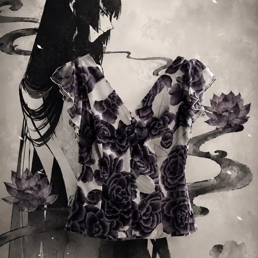 [BUNJANG] Oriental Mood Blouse / 오리엔탈 BL