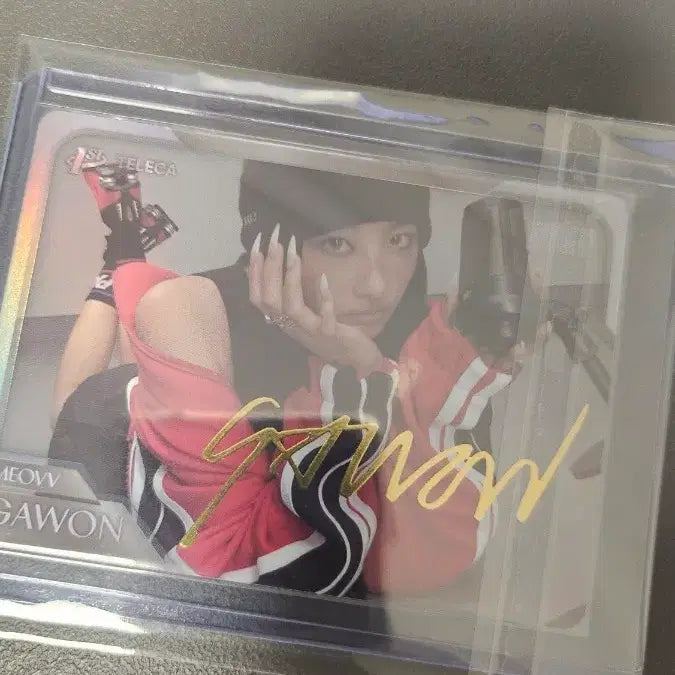 [BUNJANG] Teleca Miyau Gaeun Signed Card / 테레카 teleca 미야오 가원 사인 카드 팝니다.