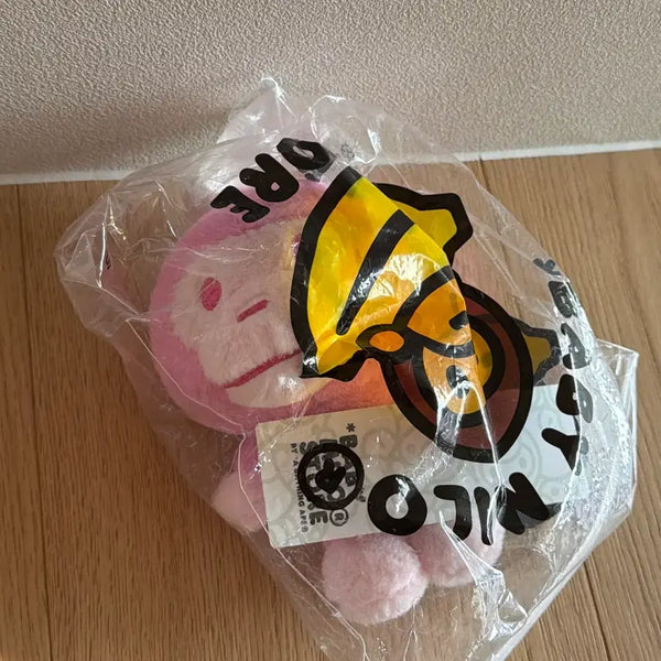 [BUNJANG] Bape Baby Milo Keyring Pink / (미개봉) 베이프 베이비마일로 키링 핑크 aape