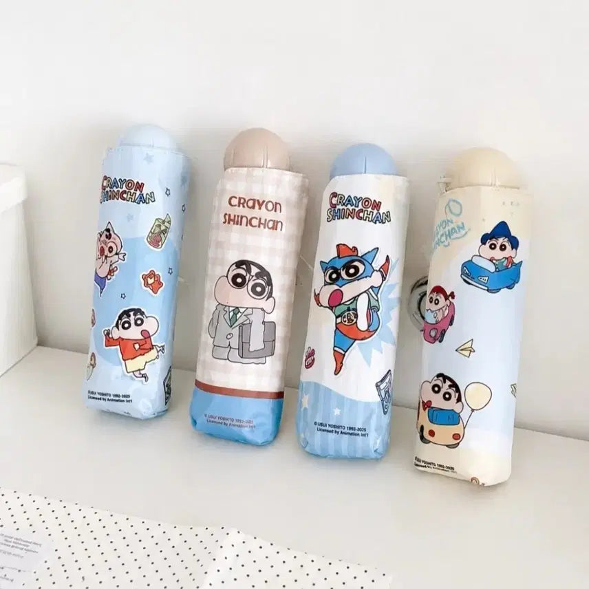 [BUNJANG] Crayon Shin-chan 5-Section Umbrella Set (4 Types) / 짱구 양우산 5단 4종
