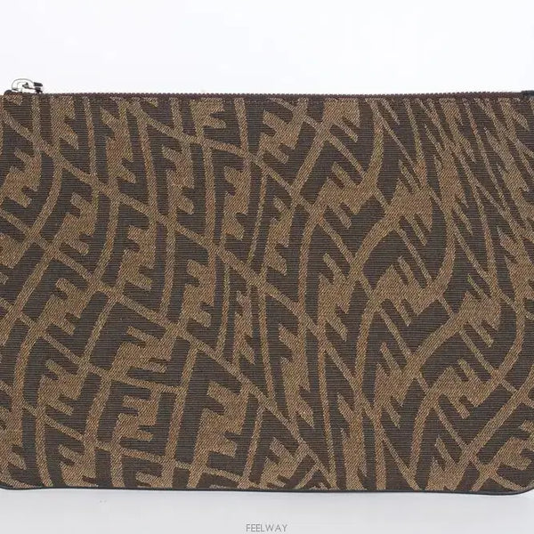 [BUNJANG] Fendi FF Logo Print Clutch / 펜디 FF로고 프린팅 클러치
