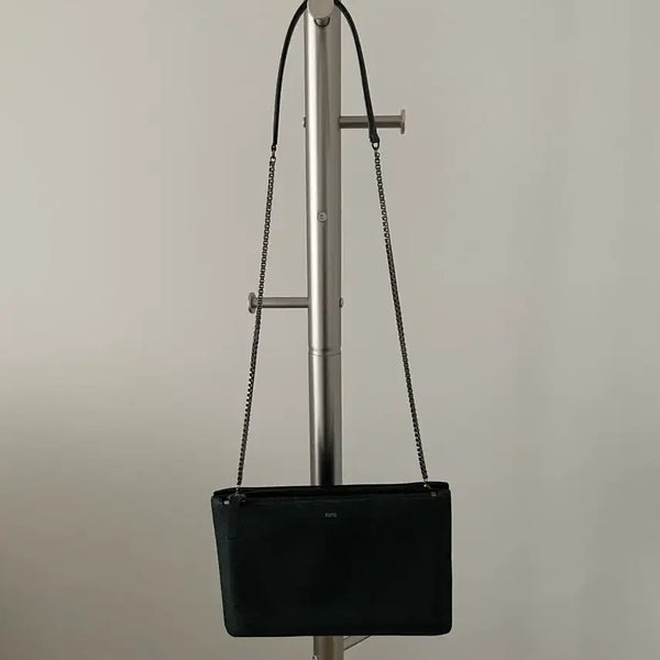 [BUNJANG] Kuho Chain Crossbody Bag Leather / 구호(KUHO) 체인 크로스백