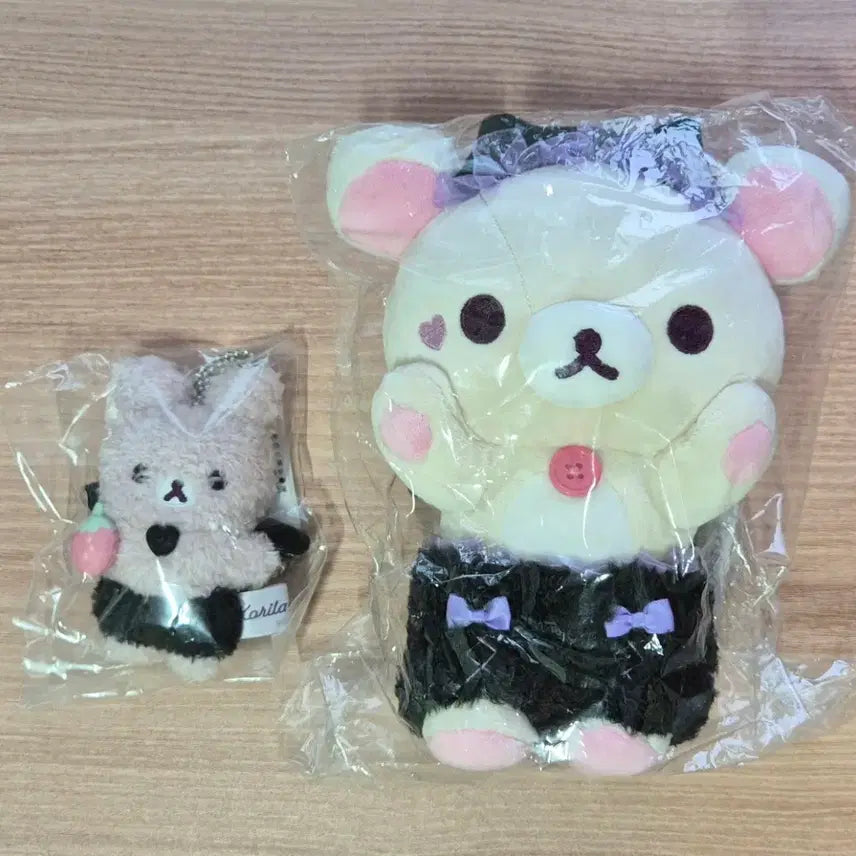 [BUNJANG] San-X Akkoro Rilakkuma & Usagi Doll Set / 산엑스 소악마 코리락쿠마,우사기 세트 판매합니다.