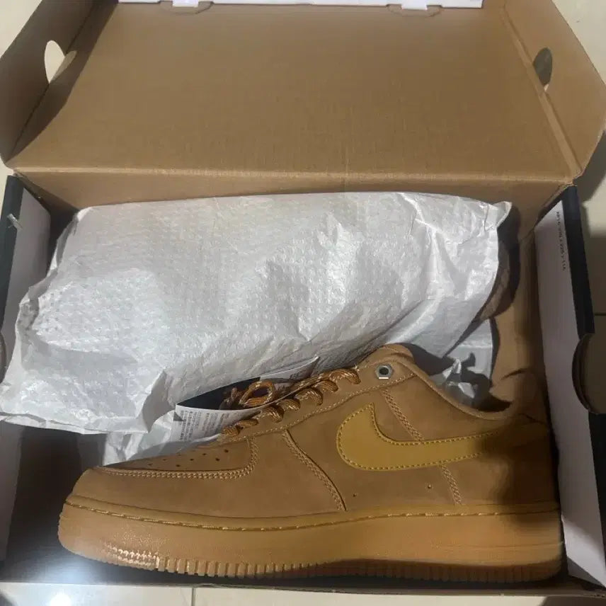[BUNJANG] Nike Air Force 1 Suede Brown (Size 270) / 나이키 에어포스 1 스웨이드 브라운 270