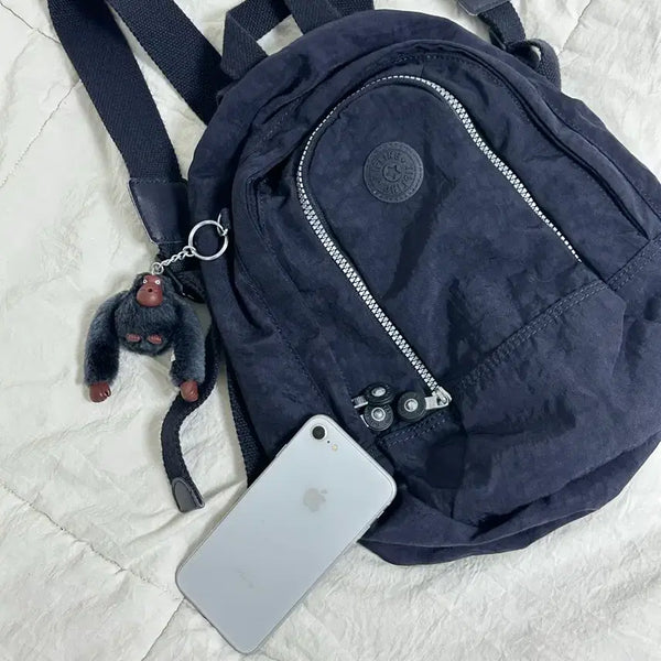 [BUNJANG] Kipling Mini Backpack Navy / 키플링 네이비 y2k 미니백팩