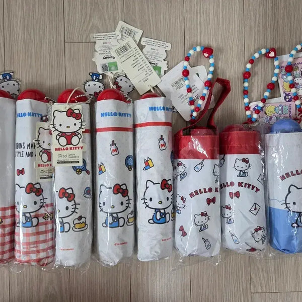 [BUNJANG] Hello Kitty Umbrella Set (4 Types) / 헬로키티 양우산 4종 (박스X)