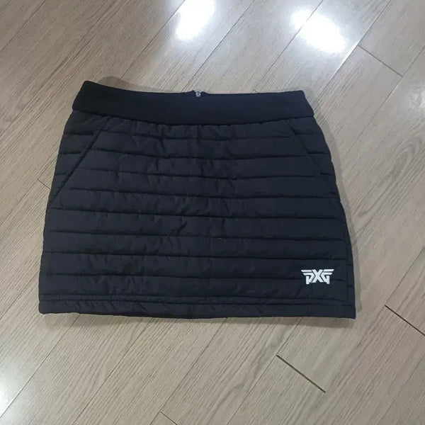 [BUNJANG] PXG Quilted Skirt Black Size 64 / PXG 퀼팅 스커트 블랙 64  밴딩 정품