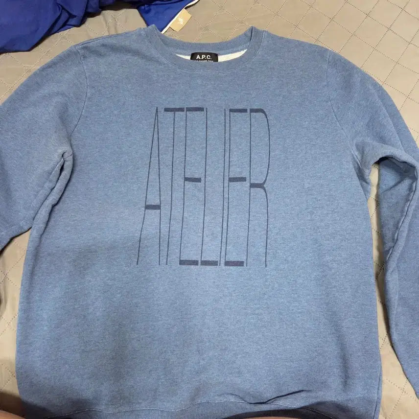[BUNJANG] A.P.C. Sweatshirt Blue XL / A.P.C. 스웨트셔츠 블루 판매