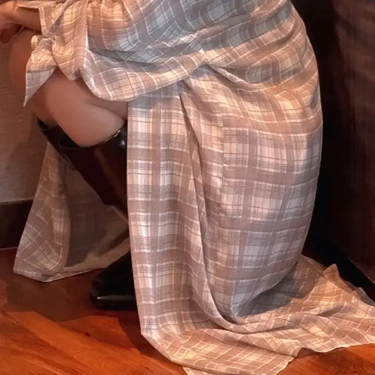 [BUNJANG] Packdonald Robe Check Shirt / 팩더널드 로브 체크셔츠