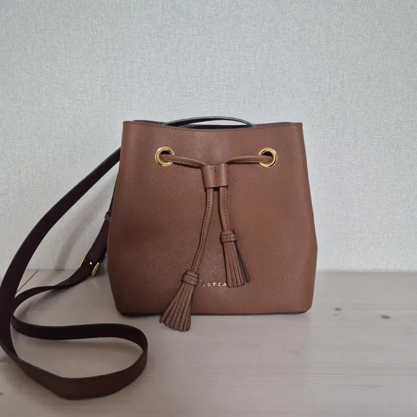 [BUNJANG] Lovecat Women's Brown Shoulder Bag / 핸드백 브라운
