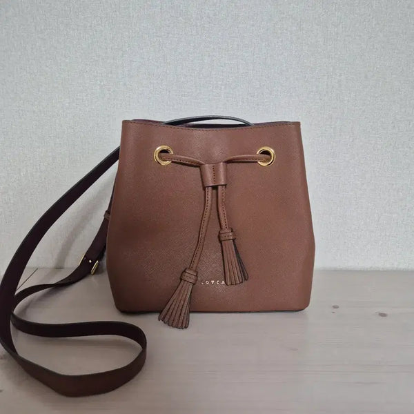 [BUNJANG] Lovecat Women's Brown Shoulder Bag / 핸드백 브라운