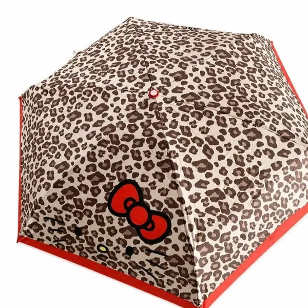 [BUNJANG] Hello Kitty Leopard Print Umbrellas (Set of 3) / 헬로키티 레오파드 호피 양우산 3종