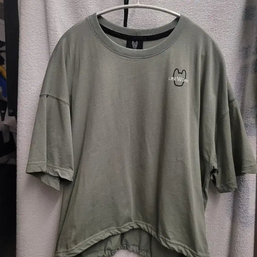 [BUNJANG] Lifework Round Batwing Fit Short Sleeve T-Shirt / 라이프워크 라운드 가오리핏 반팔 여성 F. 새 상품