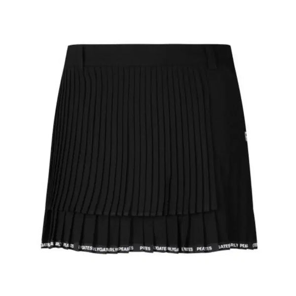 [BUNJANG] Parry Gates Golf Double Pleated Skirt Black / 미사용 // 파리게이츠 골프 이중 플리츠 스커트 블랙-55