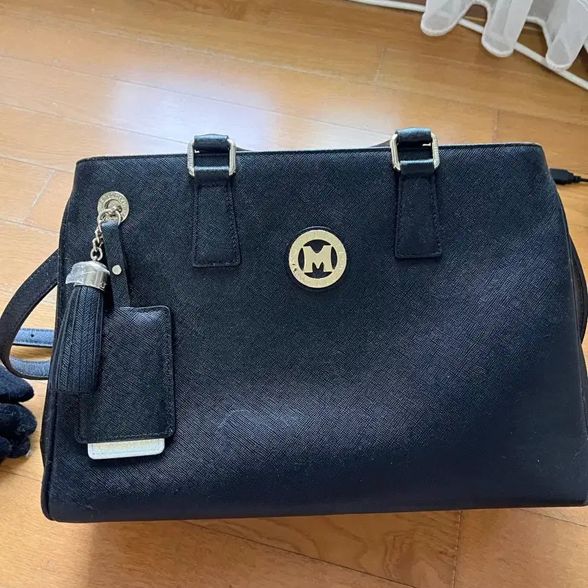 [BUNJANG] Metropolis Shoulder Tote Bag Black / 메트로시티 숄더 겸 토트백