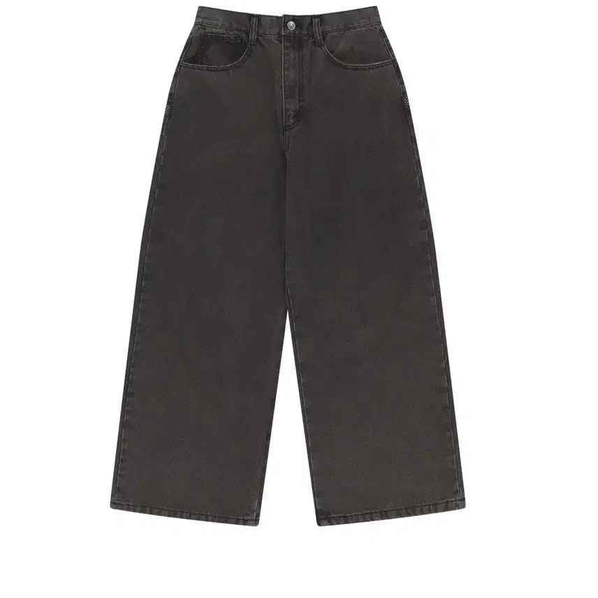 [BUNJANG] Coyesio Stitch Denim Pants Black Size 2 / coyseio 코이세이오 w스티치데님팬츠 블랙 2사이즈