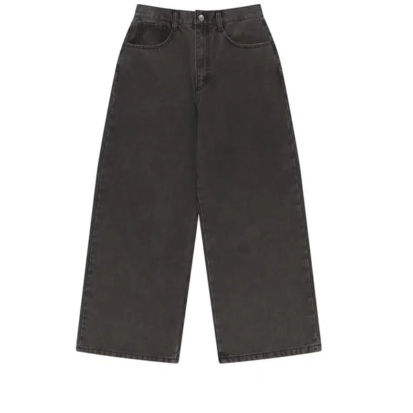 [BUNJANG] Coyesio Stitch Denim Pants Black Size 2 / coyseio 코이세이오 w스티치데님팬츠 블랙 2사이즈