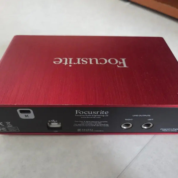 [BUNJANG] Focusrite Scarlett 2i2 Audio Interface / Focusrite 오디오 인터페이스 스칼렛 2i2