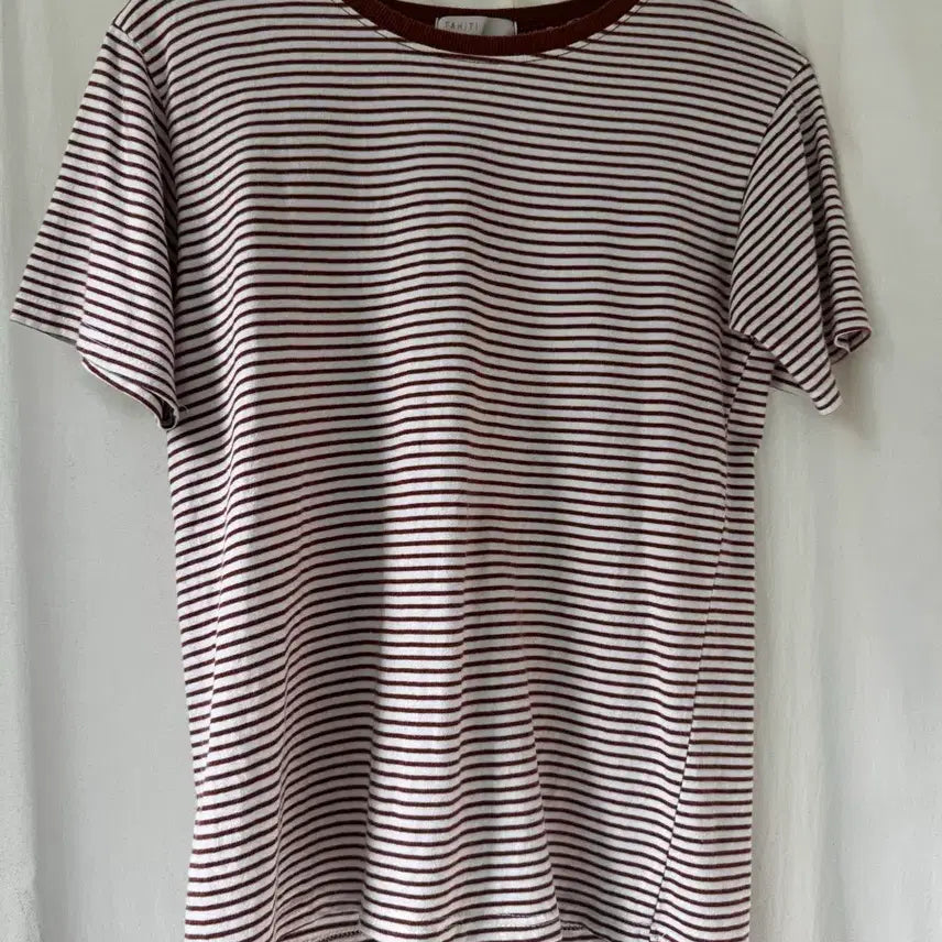 [BUNJANG] Stripe Short Sleeve T-Shirt / 스트라이프 반팔티셔츠