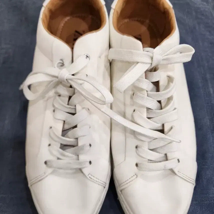 [BUNJANG] Zara White Sneakers EU43 / ZARA 자라 화이트 스니커즈 EU43