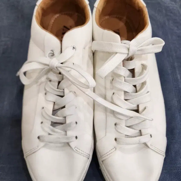 [BUNJANG] Zara White Sneakers EU43 / ZARA 자라 화이트 스니커즈 EU43