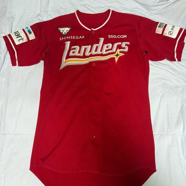 [BUNJANG] SSG Landers Jung Joon-jae Game-Worn Jersey / SSG랜더스 정준재선수 실착 유니폼