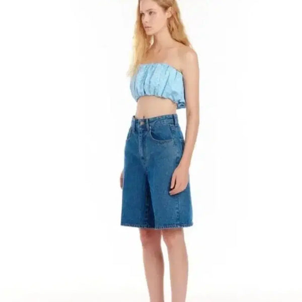 [BUNJANG] EENK Denim Bermuda Shorts / EENK 데님 버뮤다 팬츠
