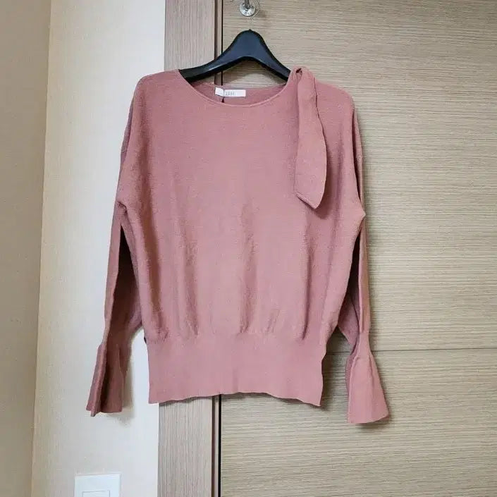 [BUNJANG] ZOOC Ribbon Knit Top / 새상품) ZOOC 리본니트 프리사이즈