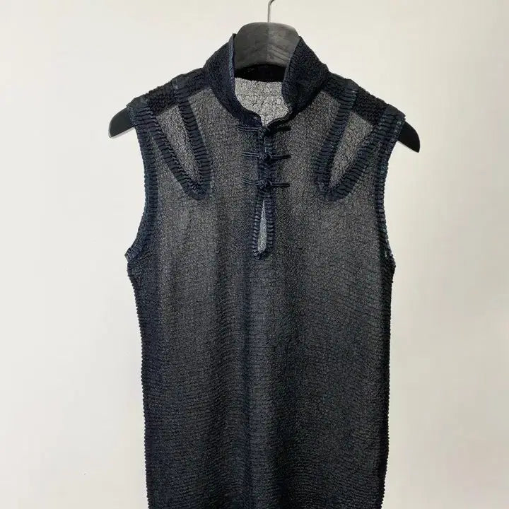 [BUNJANG] Vintage MAKA ET MAKI Pleated Top / 빈티지 MAKA ET MAKI 플리츠탑