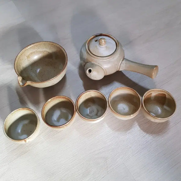 [BUNJANG] Daesan Tea Set - 5 Cups + 1 Pitcher / 대산다기 세트 찻잔 5p + 숙우 1p