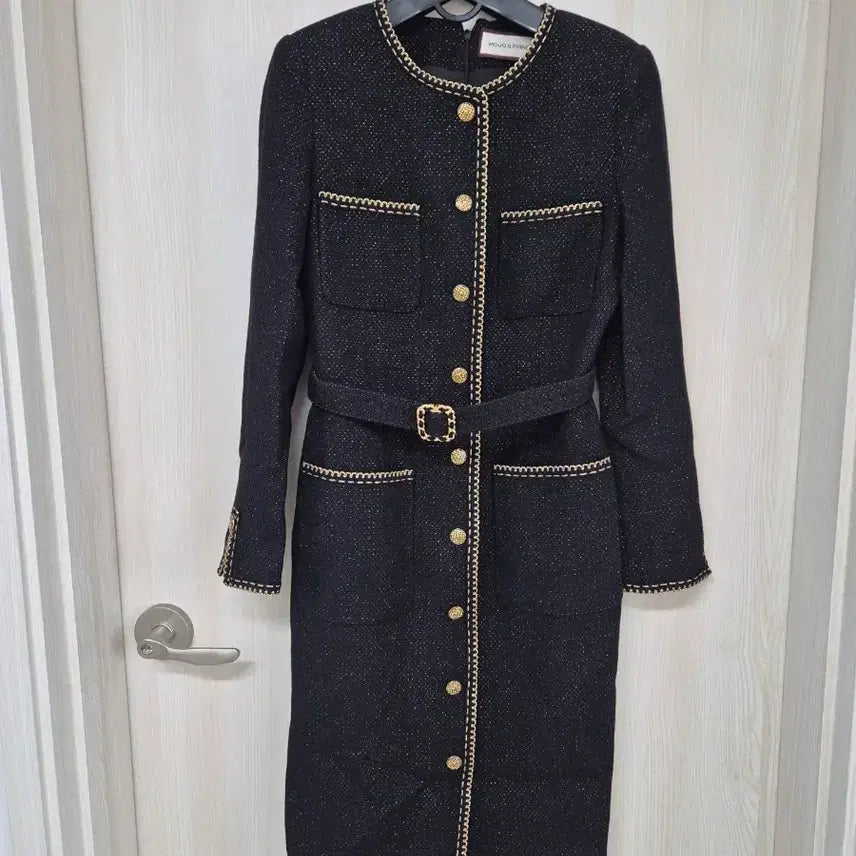 [BUNJANG] MOJO.S.PHINE Gold Thread Tweed Dress / 모조에스핀 금사트위드 원피스