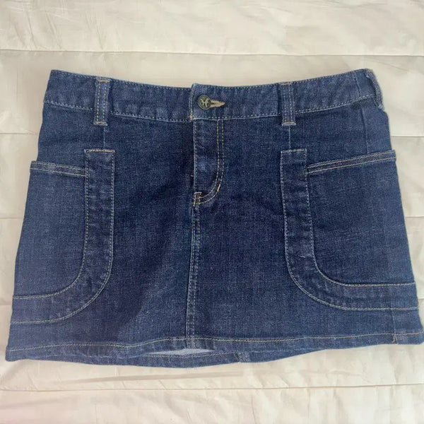 [BUNJANG] Denim Mini Skirt / 데님 스커트 여성용 청치마