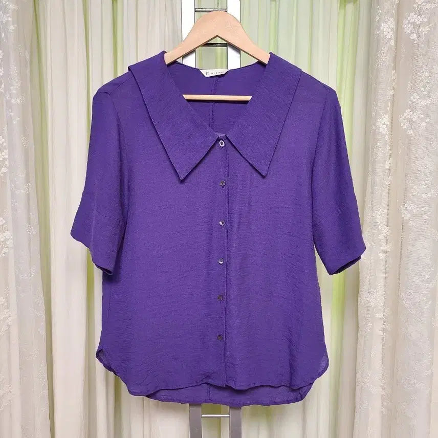 [BUNJANG] It Michaa Purple Blouse / 잇미샤 블라우스