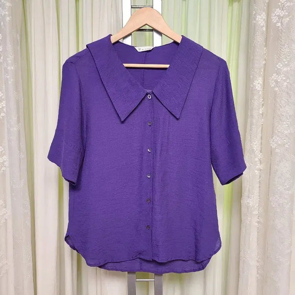 [BUNJANG] It Michaa Purple Blouse / 잇미샤 블라우스