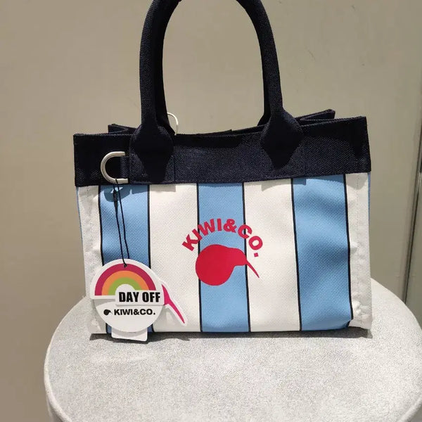 [BUNJANG] Golden Bear Women's Mid-Size Vertical Striped Two-Way Golf Bag / 새상품)골든베어 여성  Vertical Striped 미드 사이즈  투웨이   골프 가방