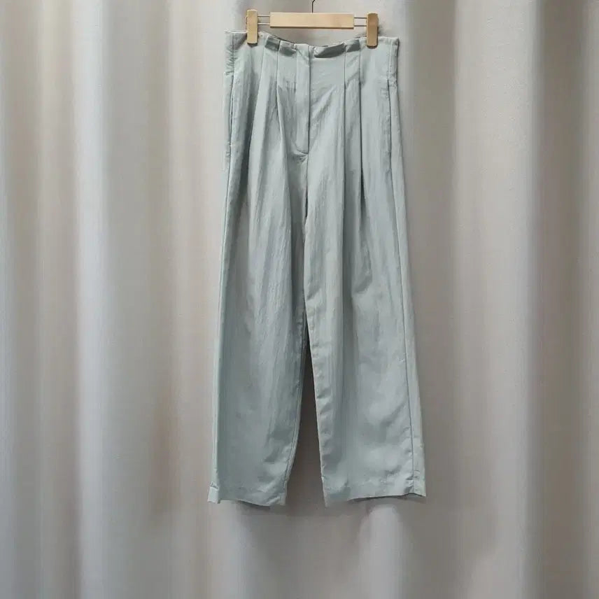 [BUNJANG] Massimo Dutti Back-Banded Pin-Tuck Wide Fluid Pants / 마시모두띠 뒷밴딩 핀턱 와이드 팬츠