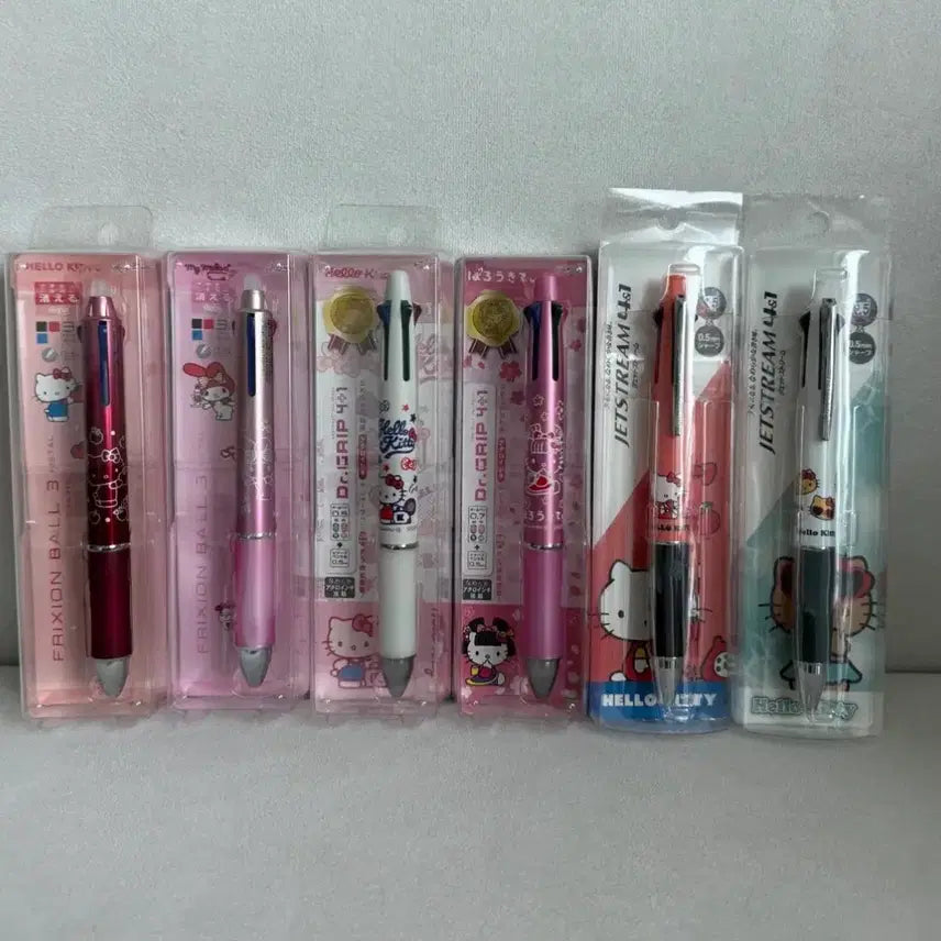 [BUNJANG] Sanrio Dr. Grip Jetstream Friction Hello Kitty Ballpoint Pen / 산리오 닥터그립 제트스트림 프릭션 샤프 볼펜 키티 마멜 헬로키티