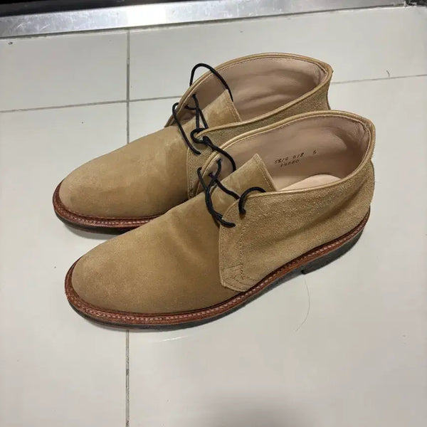 [BUNJANG] Alden Chukka Boots Suede Beige US 8.5D / 알든 처카부츠 8.5D
