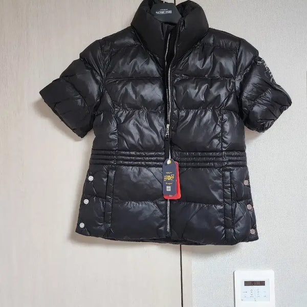 [BUNJANG] BOB Short Sleeve Padded Vest Black / BOB 반팔 패딩 조끼 블랙.새상품