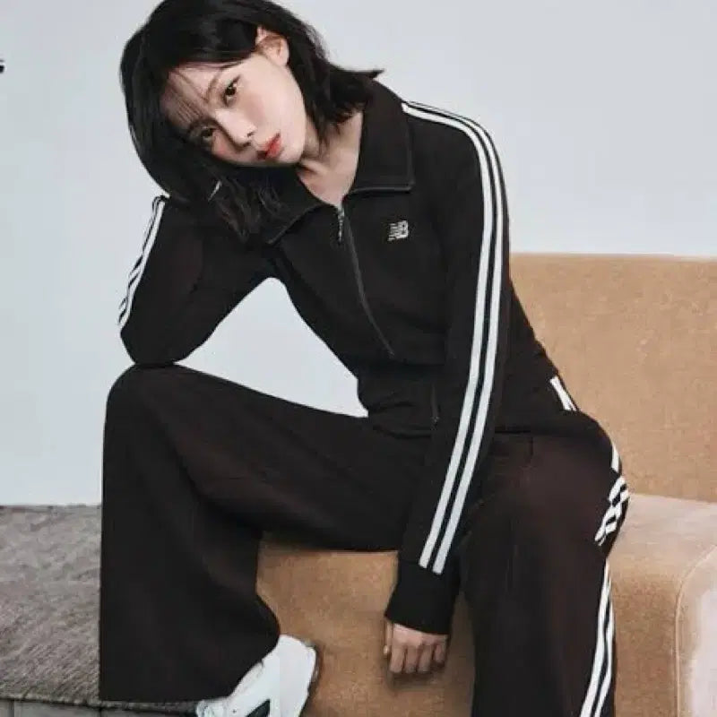 [BUNJANG] New Balance Track Ribbed Brown Set (Winter Worn) / (에스파 윈터 착용) 뉴발란스 트랙 골지 브라운 세트