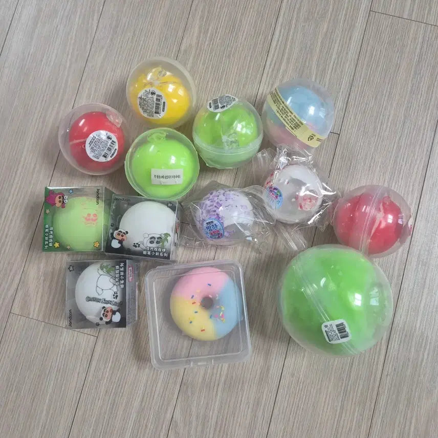 [BUNJANG] Slime Squishy Balls Bundle / 슬라임 말랑이 볼/랜덤 왁뿌볼 일괄