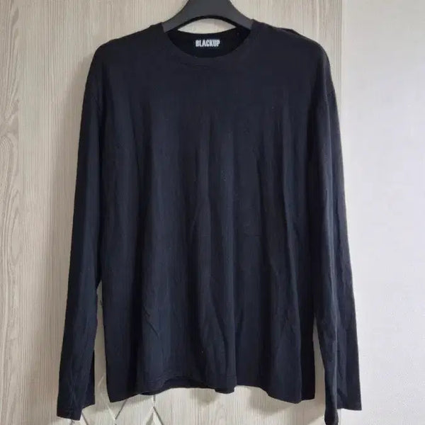 [BUNJANG] Black Up Long Sleeve T-Shirt / 블랙업 긴팔티 블랙