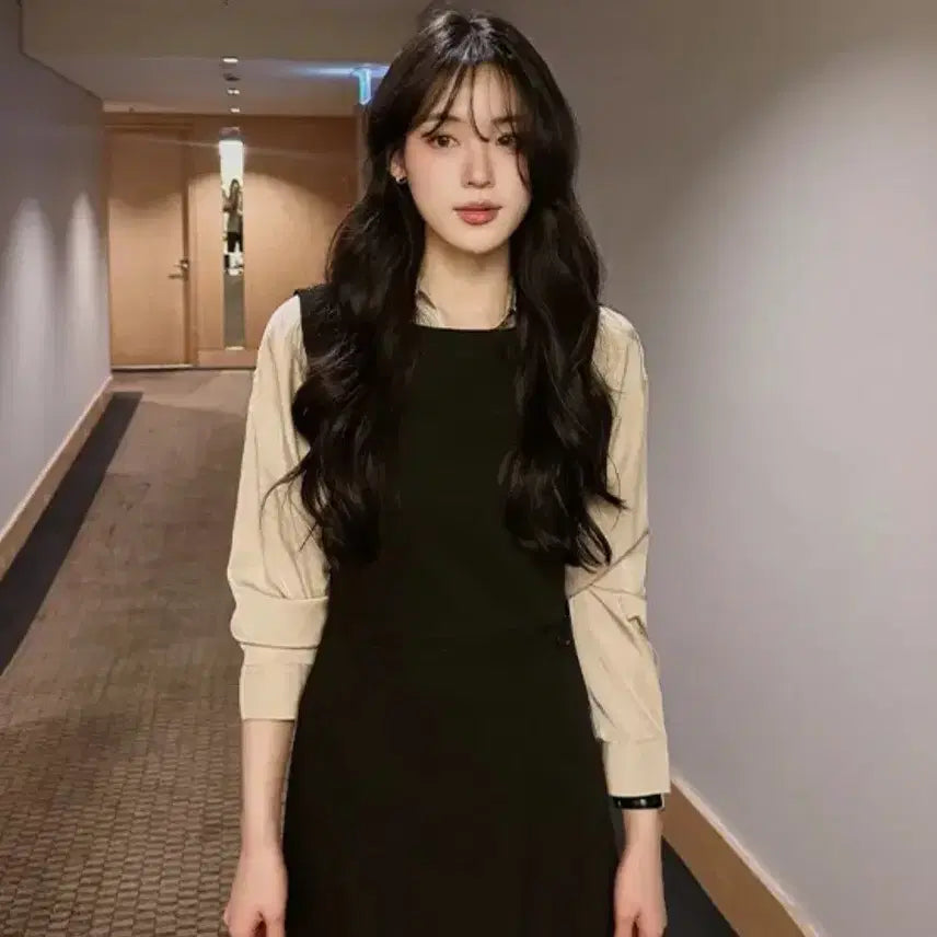 [BUNJANG] Slowand Flare Long Dress / [새상품] 슬로우앤드 플레어 롱원피스